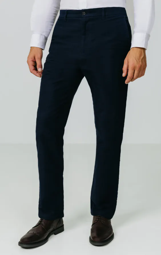 Marineblaue Moleskin-Hose Marineblaue Moleskin-Hose