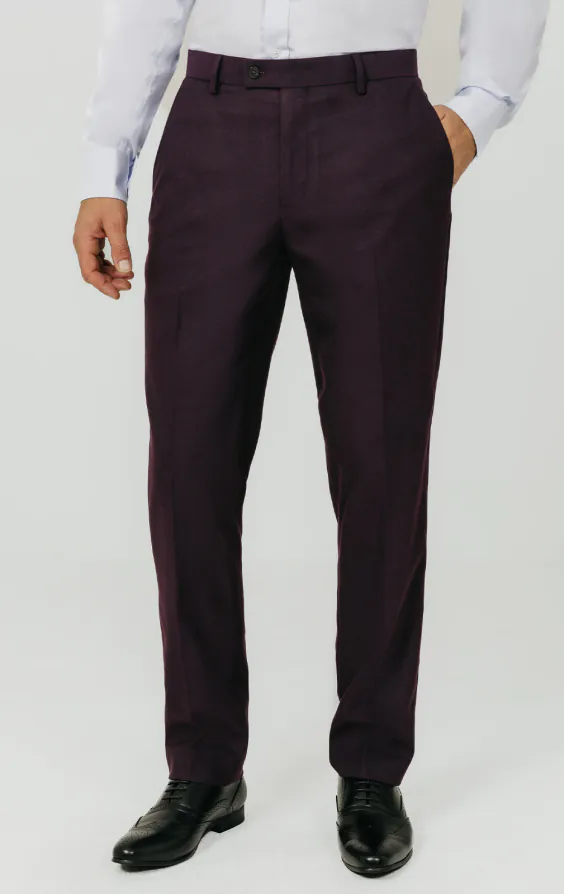 Brombeer Twill Anzughose Brombeer Twill Anzughose