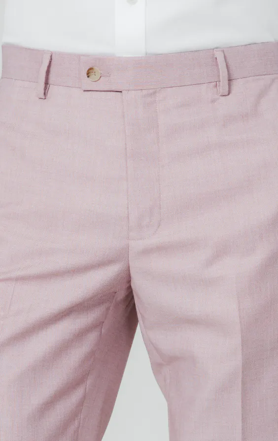 Rosa Sharkskin Anzug Hose - photo 1