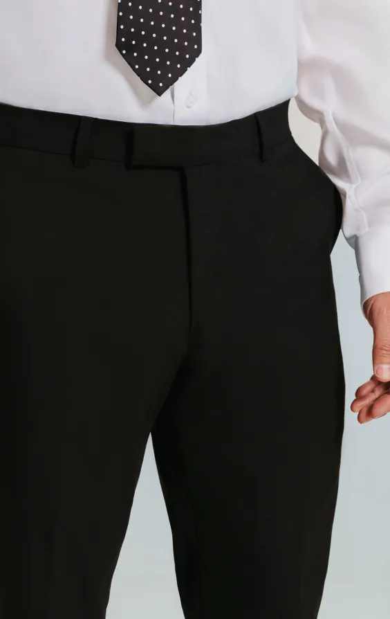 Hose, Schwarz, Slim-Fit - photo 1