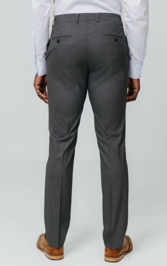 Dobell Grau Slim-Fit Anzug Hose - photo 2 Dobell Grau Slim-Fit Anzug Hose - photo 2