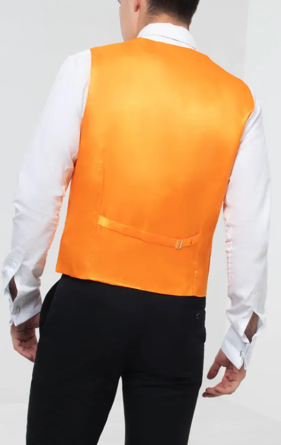 Orange Weste, Dupion-Optik - photo 3 Orange Weste, Dupion-Optik - photo 3