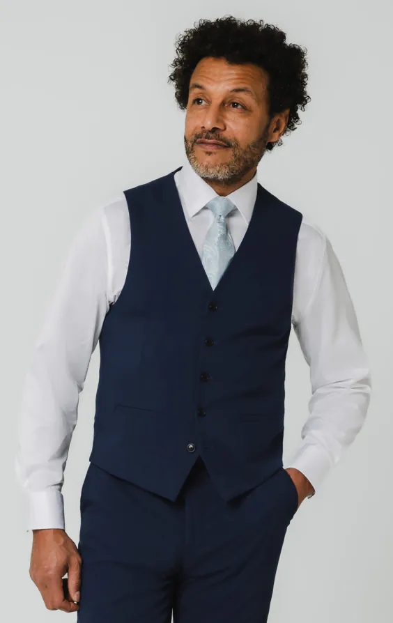 Blau Anzug Jacket mit Steigendes Revers - photo 7 Blau Anzug Jacket mit Steigendes Revers - photo 7