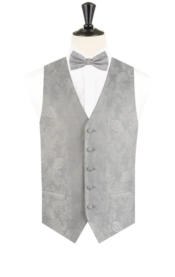 Weste für Jungen, Paisley, Silber - photo 2
