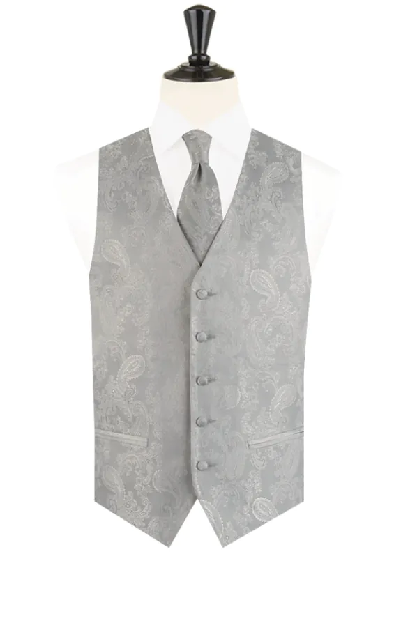 Weste für Jungen, Paisley, Silber - photo 3