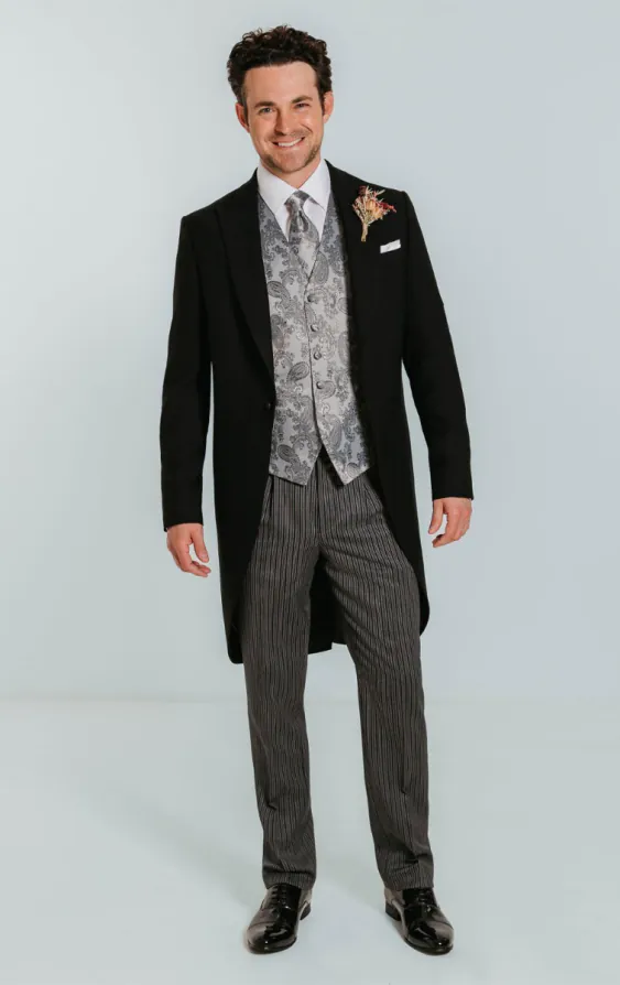 Weste, Paisley, Grau - photo 1