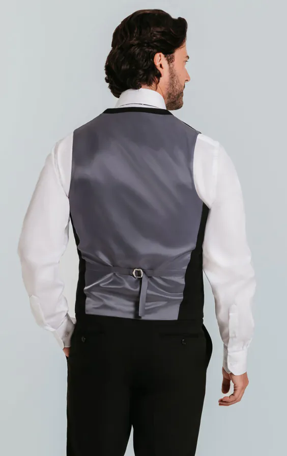 Weste, Schwarz, Slim-Fit - photo 2