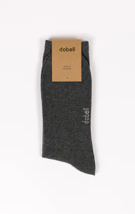 Dunkelgraue baumwollreiche Socken