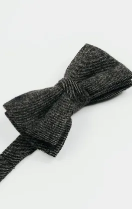Dobell Tweed Fliege, Grauer Twill