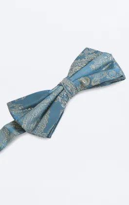 Dobell Paisley Fliege, Taubenblau