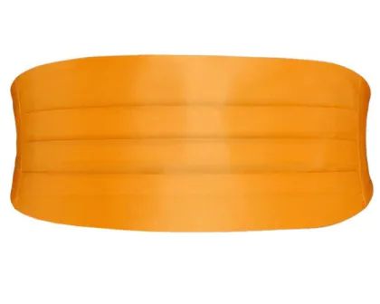 Orangefarbener Kummerbund  