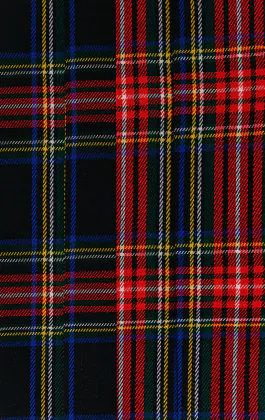 Marineblaue Schottenkaro Kummerbund