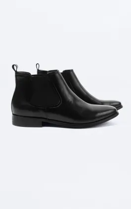 Schwarze Chelsea Stiefel