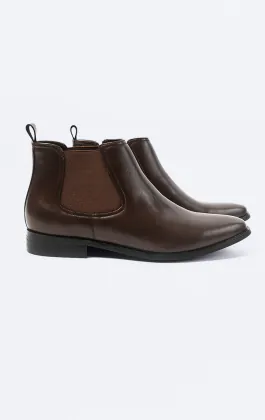 Dunkelbraune Chelsea Stiefel
