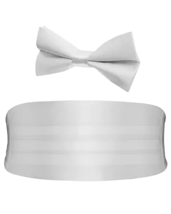 Set, Kummerbund und Fliege weiß