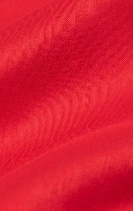Rotes Einstecktuch, Dupion-Optik