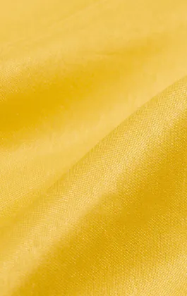 Gelbes Einstecktuch, Dupion-Optik