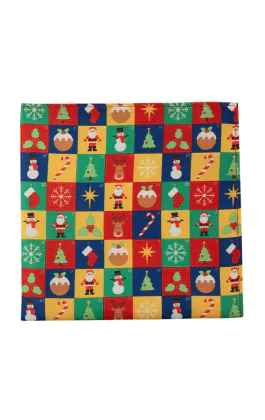 Adventskalender Weihnachts Einstecktuch