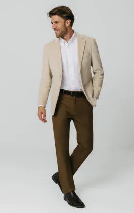 Beige Cordjacke