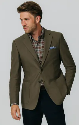 Olive Moleskin Jacke