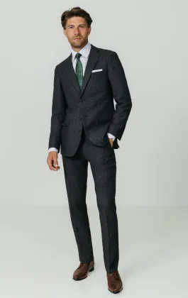 Donegal Tweed Jackett, Grau