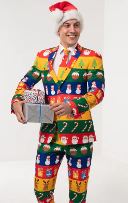 Anzug, Weihnachtsgeschenk-Motiv