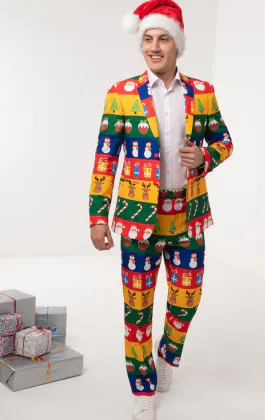 Anzug, Weihnachtsgeschenk-Motiv
