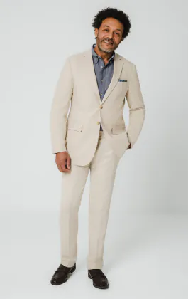 Blaues Chambray-Hemd