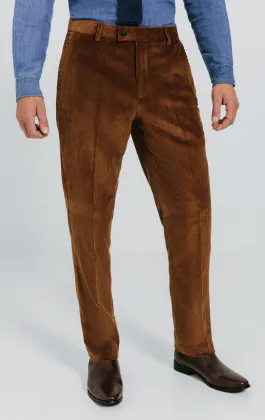 Mittelbraun Cordhose