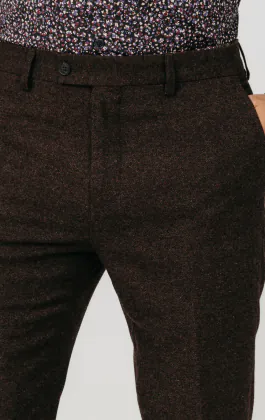 Donegal Tweed Hose, Weinrot