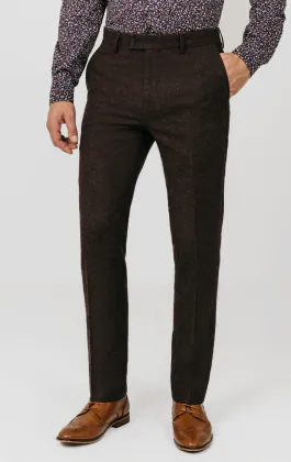 Donegal Tweed Hose, Weinrot