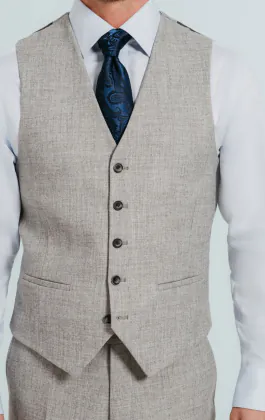 Graue Flanell Weste