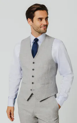 Graue Flanell Weste
