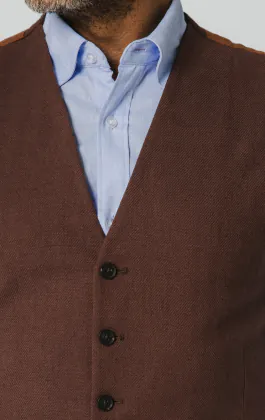Mokka Leinen Weste
