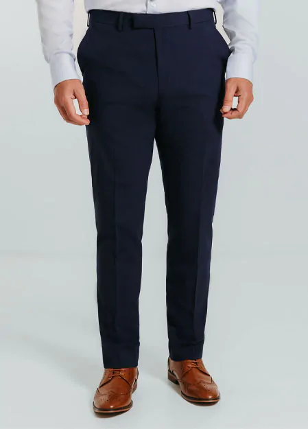 Blaue Anzug Hose