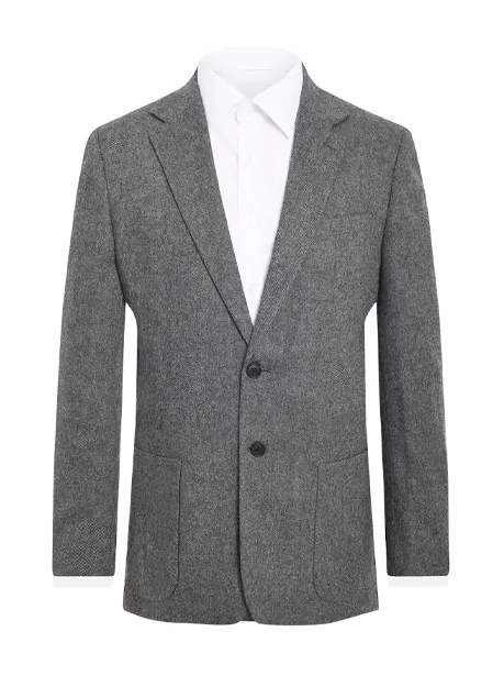 Donegal Tweed Jackett, Hellgrau